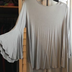 Three Bird Nest bell sleeve top